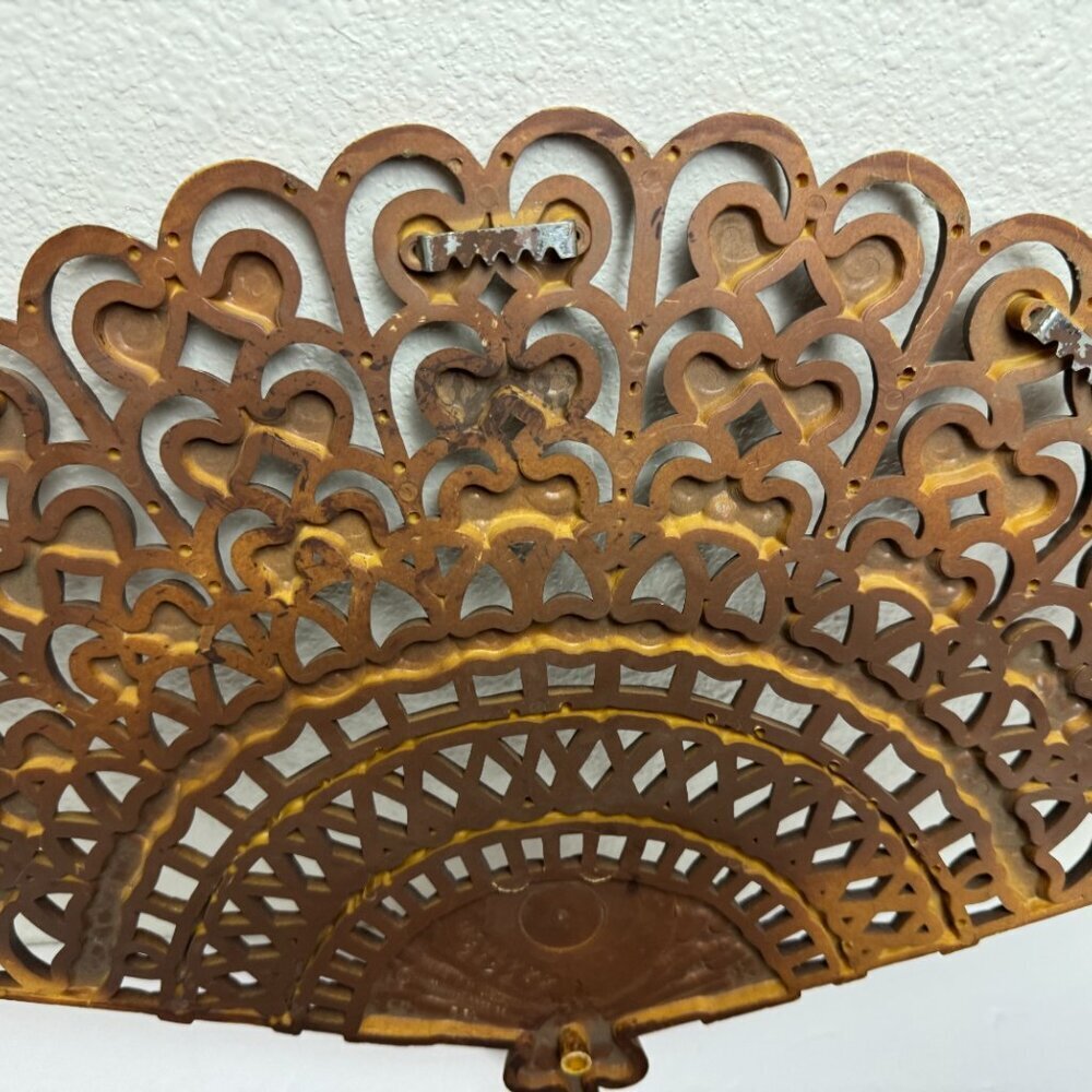 2pc Vintage Burwood Fans Boho - Picture 9 of 10